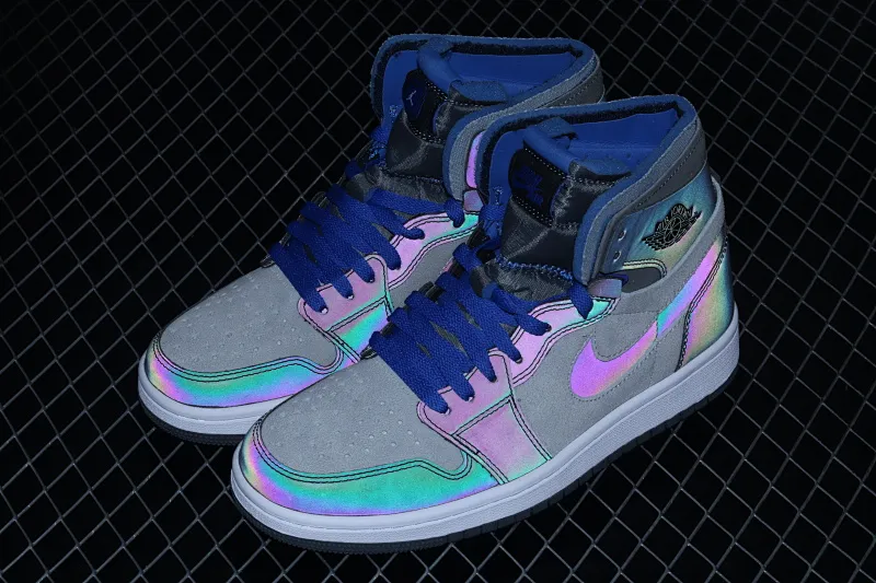 All Categories Air Jordan Jordan Series Basketball Shoes Air Jordan 1 High LPL x Air Jordan 1 Zoom Comfort "Iridescent" AJ1 Joe 1 Joint League of Legends Theme Basketball Shoes DD1453-001